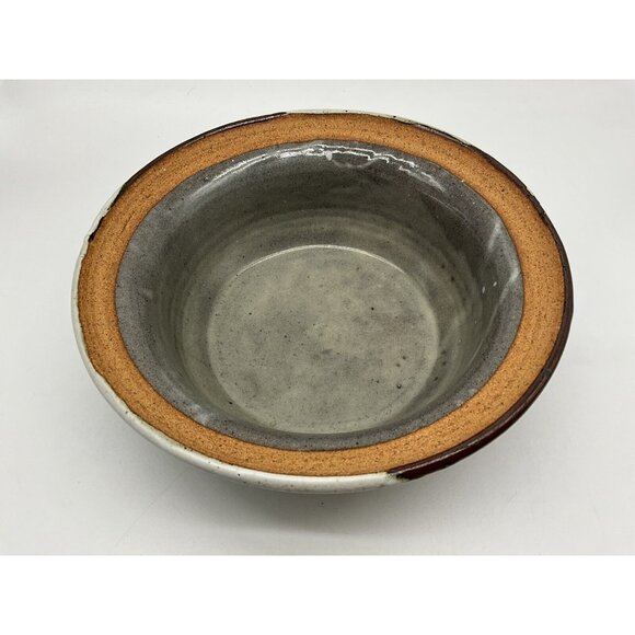 Hand Crafted 2 Piece Pottery Serving Bowl/Casserole Dish Vintage 1974 Collectibl - Picture 8 of 16